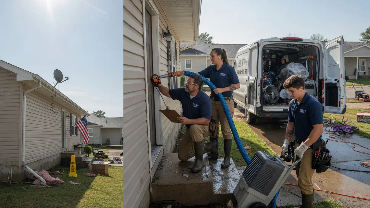 Ceiling Water Damage Restoration in Ashtabula, OH near me